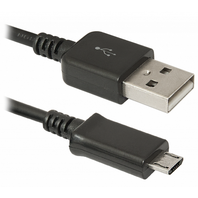 Дата кабель USB 2.0 AM to Micro 5P 1.0m Defender (87473) - Фото 1 Дата кабель USB 2.0 AM to Micro 5P 1.0m Defender (87473) - изображение 1