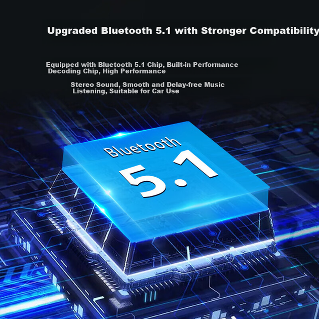 Автомобильный FM-трансмиттер LinkStone T50 Bluetooth 5.4 синий - изображение 6