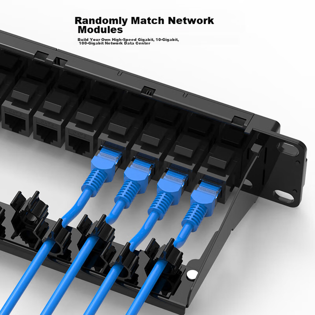 Патч-панель SK-LINK SK-P600M 19" 1U 24 порта Cat 6 UTP в сборе с организатором (SK-P600M-24Z) - Фото 6 Патч-панель SK-LINK SK-P600M 19" 1U 24 порта Cat 6 UTP в сборе с организатором (SK-P600M-24Z) - изображение 6