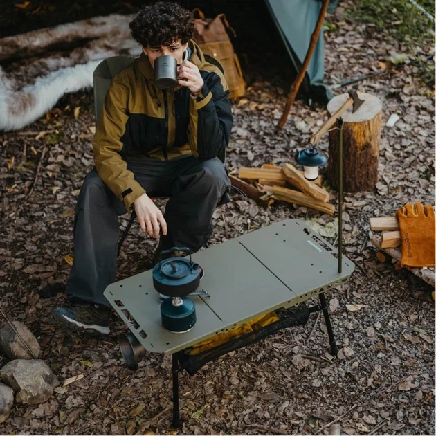 Стіл розкладаний Naturehike CNK2450JJ025 80х40 см Olive - зображення 8