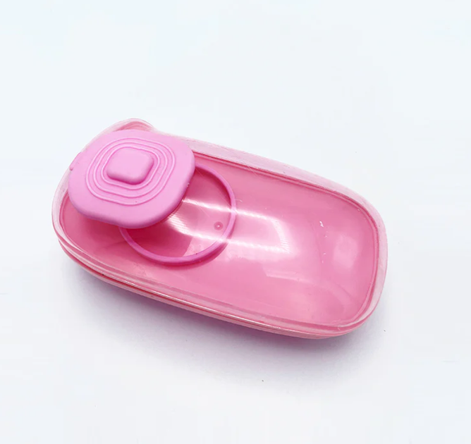 Силіконова масажна щітка для ванни Silicone Massage Bath Brush Рожевий (KG-11924) - зображення 3
