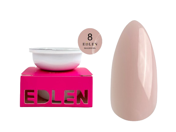 Гель моделирующий Edlen №08 (сменный картридж) 30 мл - Фото 1 Гель моделирующий Edlen №08 (сменный картридж) 30 мл - изображение 1