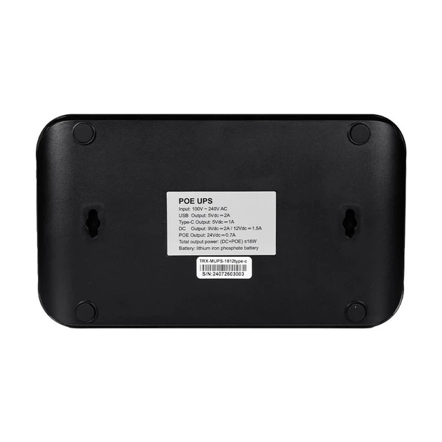 ДБЖ для роутера Trinix DC UPS TRX-MUPS-1812 Type-C (20000mAh LiFePo4) - зображення 4