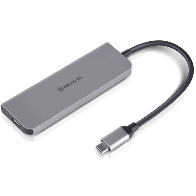 Порт-реплікатор REAL-EL CQ-700 (EL123110002) - Фото 4 Порт-реплікатор REAL-EL CQ-700 (EL123110002) - изображение 4