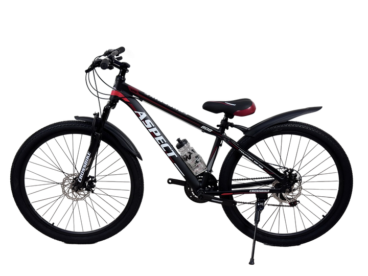Велосипед CrossBike Aspect 27.5" 15" Чорний-Червоний - Фото 2 Велосипед CrossBike Aspect 27.5" 15" Чорний-Червоний - зображення 2