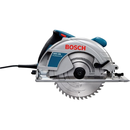 Ручна циркулярна пилка Bosch GKS 190 5500 об/хв Синій - зображення 3