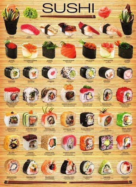 Puzzle EuroGraphics Sushi 1000 elementów 6000-0597 (628136605977) - Zdjęcie 2 Puzzle EuroGraphics Sushi 1000 elementów 6000-0597 (628136605977) - obraz 2