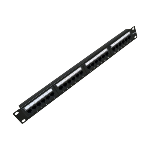 Патч-панель 19″ Kingda KDPA6043 24xRJ-45 UTP кат. 5е для кабельных систем Черный - изображение 3