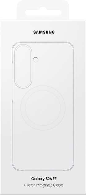 Чехол для смартфона Samsung Galaxy S26 FE Clear Magnet Transparent (EF-CS741CTEGWW) - Фото 6 Чехол для смартфона Samsung Galaxy S26 FE Clear Magnet Transparent (EF-CS741CTEGWW) - изображение 6