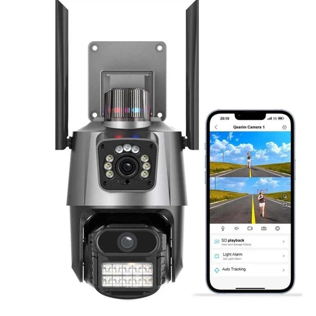 Вулична WiFi камера відеоспостереження P11-6MP з 2 об'єктивами, PTZ, AI та кольоровим нічним баченням - зображення 7