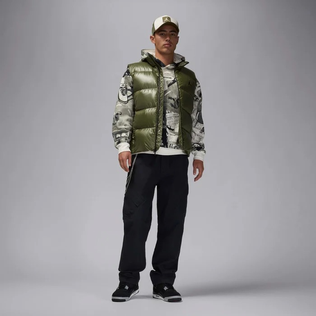 Жилетка Jordan Flight Down Vest FV7273-222 (розмір S) - зображення 8