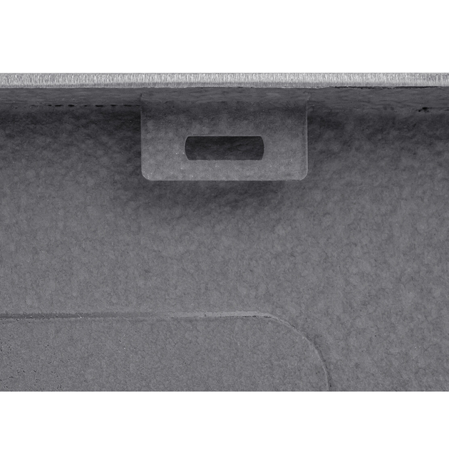 Кухонна мийка Kroner KRP Schwarze — SET7545NB PVD (3.0/0.8 мм) - зображення 8