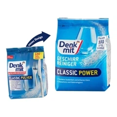 Безфосфатний порошок для посудомийних машин Denkmit Geschirr-Reiniger Classic, 100пр, 1.5 kg - зображення 2
