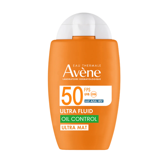 Невидимый солнцезащитный флюид для чувствительной кожи лица Eau Thermale Avène Ultra Fluid Invisible SPF 50+ флакон 50 мл - изображение 2