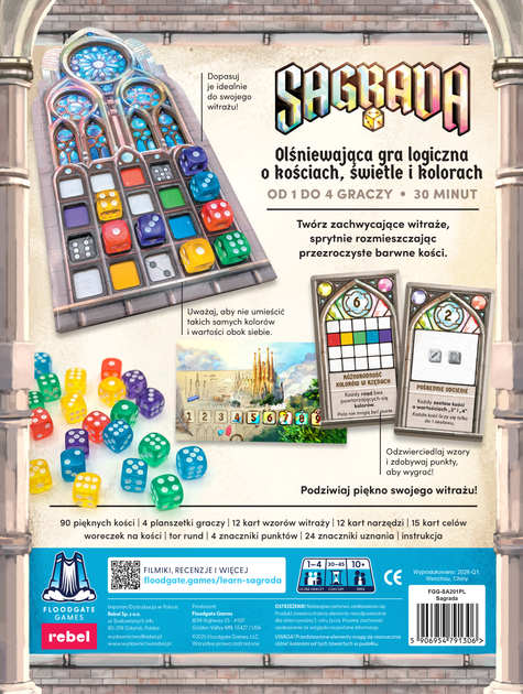 Gra planszowa Rebel Sagrada (edycja polska) (5906954791306) - obraz 8