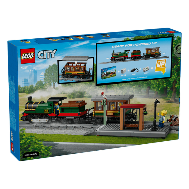 Конструктор LEGO City Старовинний паровоз 575 деталей (60511-) - зображення 2