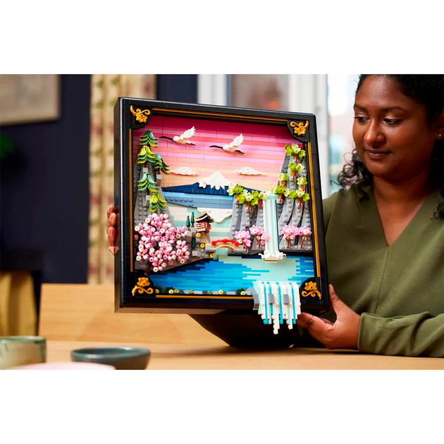 Конструктор LEGO ART Японський пейзаж із цвітом сакури 1892 деталі (31218) - зображення 8