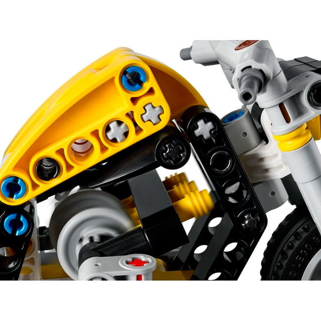 Конструктор LEGO Technic Желтый мотоцикл 151 деталь (42225) - изображение 8
