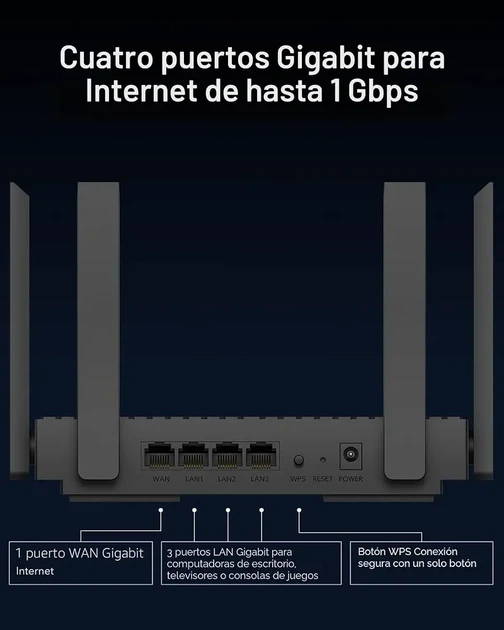 Маршрутизатор Cudy AX3000 Gigabit Mesh Wi-Fi 6, 160 МГц, Full VPN - изображение 8