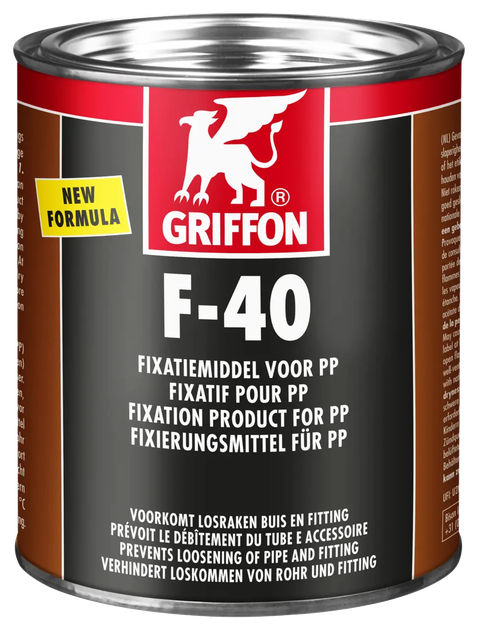 Фиксирующее средство Griffon F-40 для PP-труб с резиновыми раструбными соединениями, 1 кг - изображение 2