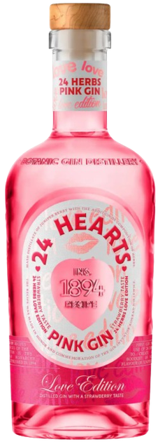 Джин 24 Hearts Love Edition 0,7л 40% - Фото 1 Джин 24 Hearts Love Edition 0,7л 40% - зображення 1
