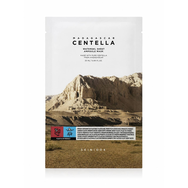 Маска SKIN1004 Madagascar Centella Watergel Sheet Ampoule Mask увлажняющая дли лица с центеллой 25 мл - изображение 4