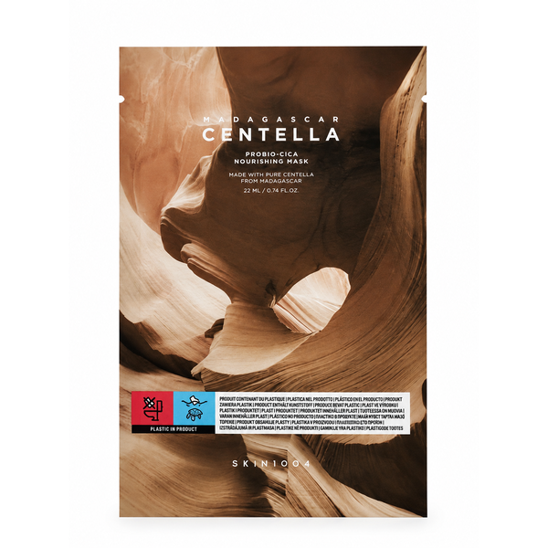 Тканевая маска SKIN1004 Madagascar Centella Probio-Cica Nourishing Mask с пробиотиками и пептидами 22 мл - изображение 3