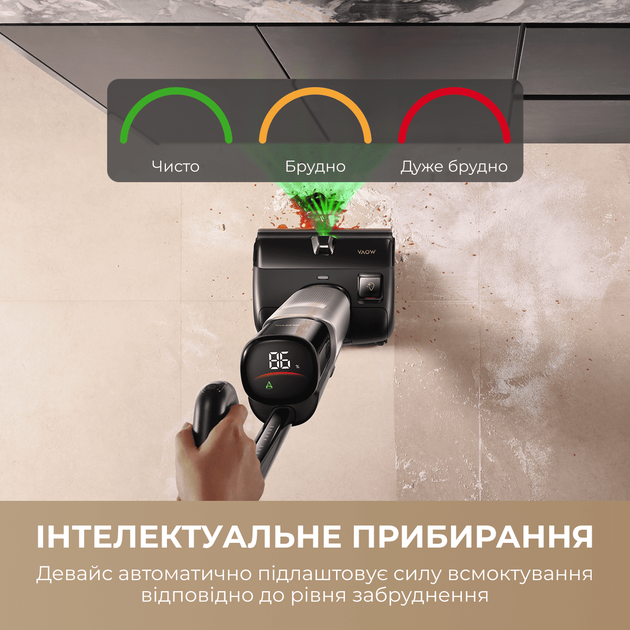 Бездротовий миючий пилосос MOVA X4 Mix - зображення 4