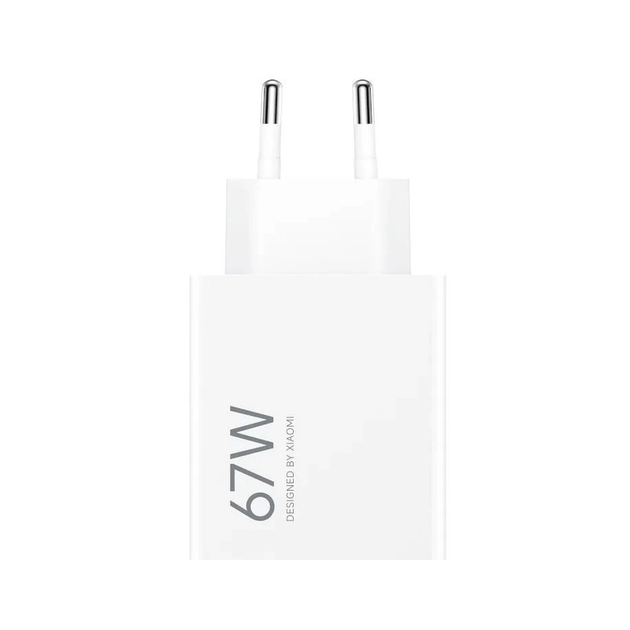 Сетевое зарядное устройство для Xiaomi Mi 67W HyperCharge Combo (Type-A) кабель Type-C BHR9465EU White - изображение 2