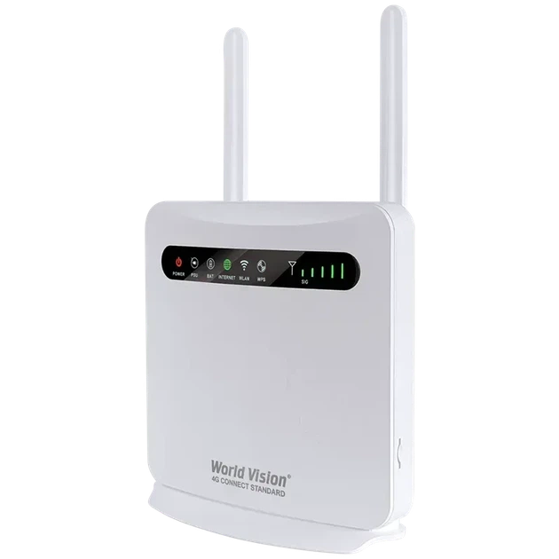 Стационарный 4G Wi-Fi роутер World Vision Connect Standart под SIM-карту с аккумулятором и антеннами - Фото 2 Стационарный 4G Wi-Fi роутер World Vision Connect Standart под SIM-карту с аккумулятором и антеннами - изображение 2