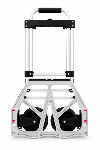 Складная ручная тележка Helper HP - 1201 до 100 кг для покупок груза багажа тележка для перевозки грузов алюминиевая с защитными бамперами двухколесная тачка тележка для склада - изображение 6