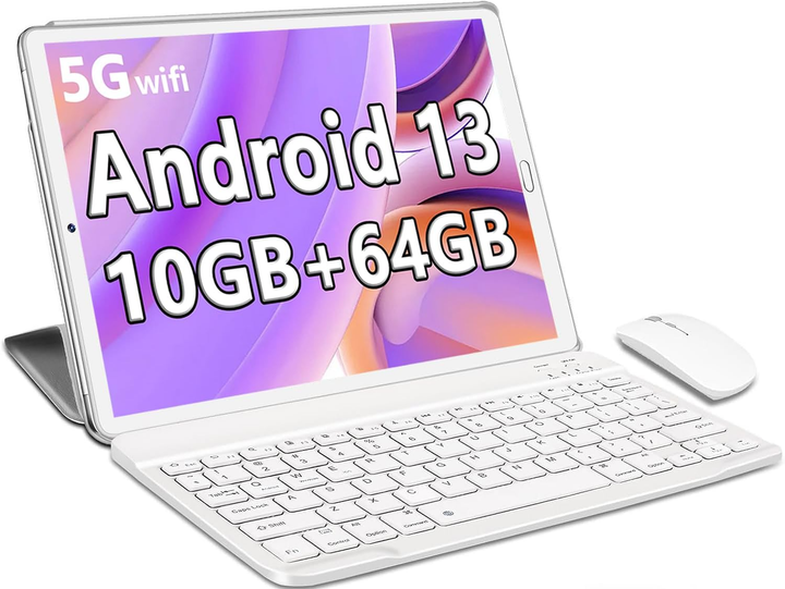 Планшет 10.1" YESTEL X2 10/64Gb 8 ядер Android 13 6000 mAh Серебристый - Фото 1 Планшет 10.1" YESTEL X2 10/64Gb 8 ядер Android 13 6000 mAh Серебристый - изображение 1
