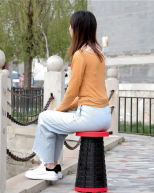 Складаний стілець Telescopic stool розкладний телескопічний стілець - Фото 4 Складаний стілець Telescopic stool розкладний телескопічний стілець - зображення 4