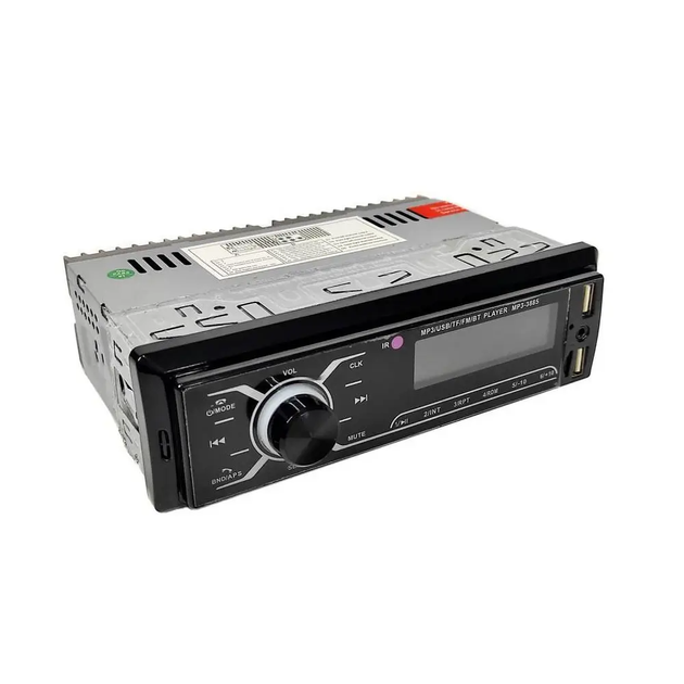 Автомагнитола в машину с LED подсветкой и пультом 1DIN+BT MP3 3885 ISO - изображение 4