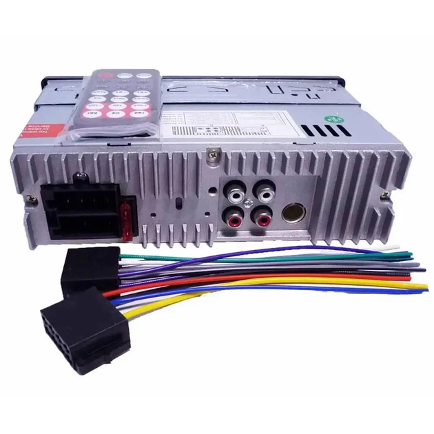 Автомагнитола в машину с LED подсветкой и пультом 1DIN+BT MP3 3885 ISO - изображение 6