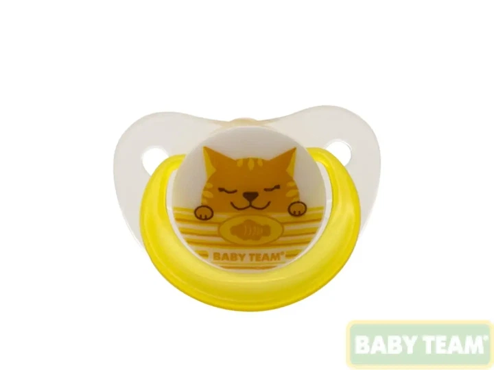 Пустушка латексна ортодонтична Baby team 0+ арт 3200 - Фото 3 Пустушка латексна ортодонтична Baby team 0+ арт 3200 - зображення 3