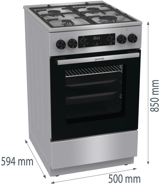 Плита Gorenje GKS5C70HXF - зображення 8