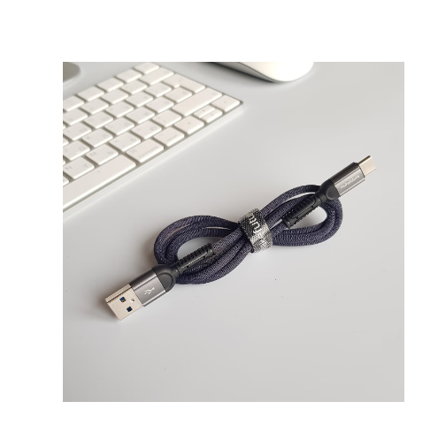 MAKE USB to Type-C 3A 1м Denim Grey (MCB-CD10GR) - изображение 2