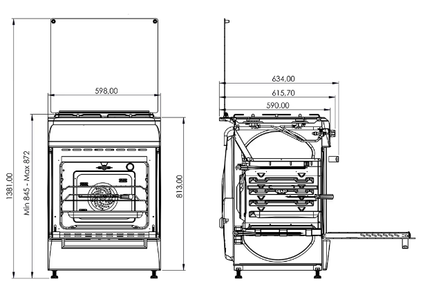 Плита Grunhelm G4FM6611W - зображення 7