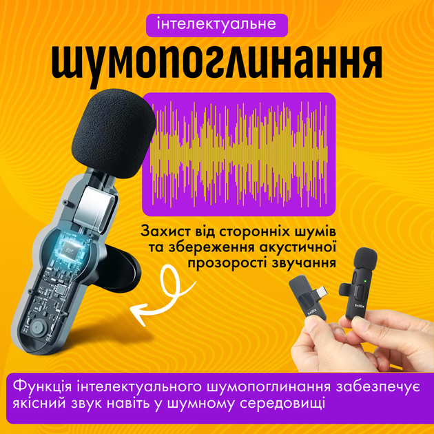 Микрофон беспроводной петличный Brillix ClearVoice WM 2X - изображение 5
