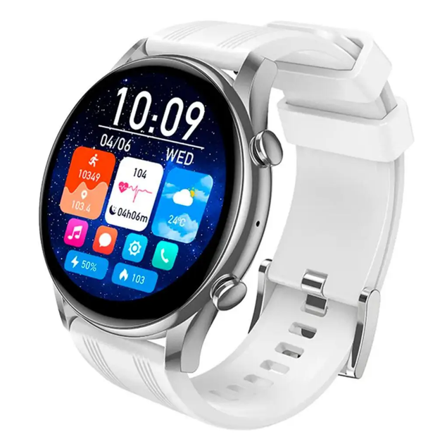 Смарт часы HOCO Y38 AMOLED 1.43" Bluetooth Call, пульсометр, SpO₂, IP67, серебристые - Фото 1 Смарт часы HOCO Y38 AMOLED 1.43" Bluetooth Call, пульсометр, SpO₂, IP67, серебристые - изображение 1