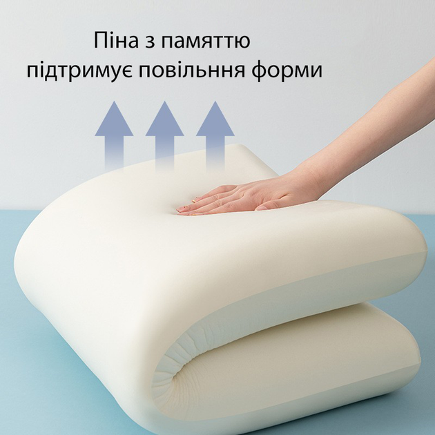 Ортопедическая подушка для сна 70*42*8 см с двухсторонним эффектом памяти - изображение 5