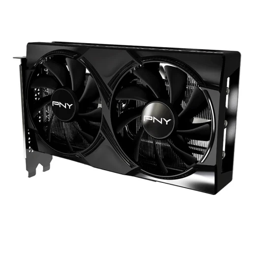 Відеокарта GeForce RTX 5050, PNY, DUAL, 8Gb GDDR6, 128-bit, HDMI/3xDP, 2572/20000 MHz, 8-pin (VCG50508DFXPB1) - зображення 3