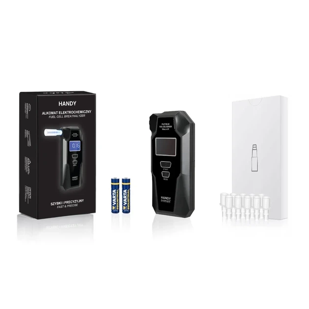 Алкотестер BACscan AlcoAlert Handy Plus с электрохимическим сенсором и LCD-дисплеем Черный (AlcoAlert Handy) - изображение 8