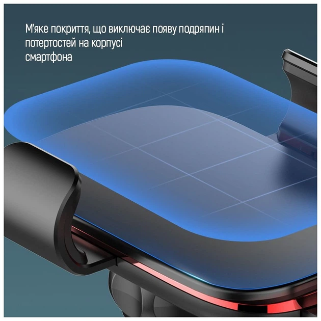 Универсальный автодержатель ColorWay Metallic Gravity Holder 3 Black (CW-CHG14-BK) - изображение 7