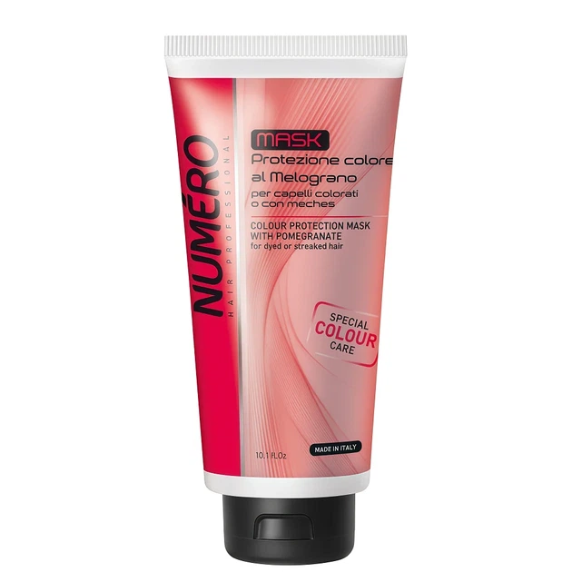 Маска BRELIL Professional Colour Numero Colour Protection Mask with Pomegranate для захисту кольору фарбованого волосся з екстрактом граната 300 мл - Фото 1 Маска BRELIL Professional Colour Numero Colour Protection Mask with Pomegranate для захисту кольору фарбованого волосся з екстрактом граната 300 мл - изображение 1