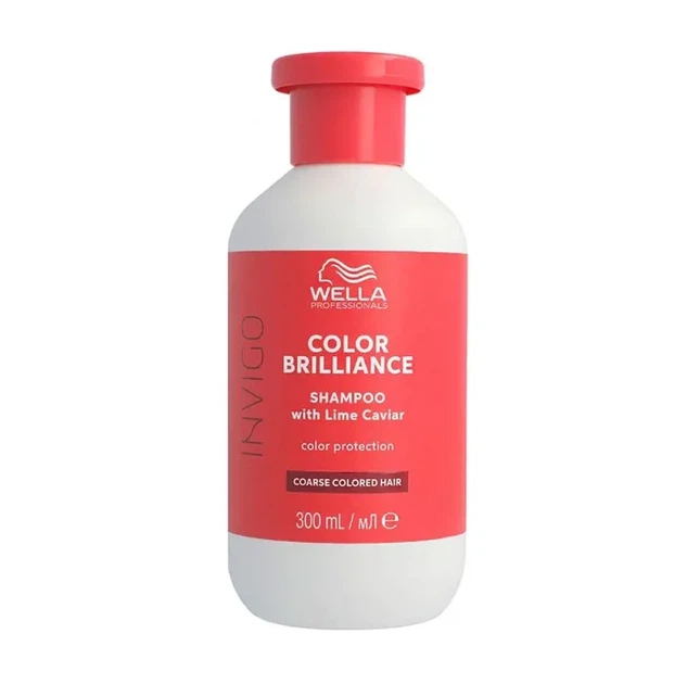 Шампунь Wella Professionals INVIGO COLOR BRILLIANCE Shampoo Coarse 300 мл для фарбованого жорсткого волосся - Фото 1 Шампунь Wella Professionals INVIGO COLOR BRILLIANCE Shampoo Coarse 300 мл для фарбованого жорсткого волосся - зображення 1