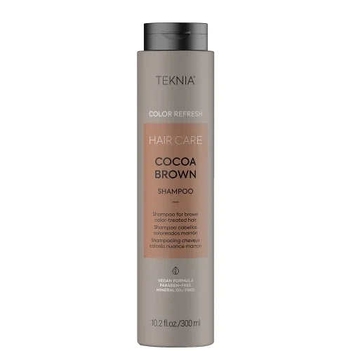 Шампунь LAKME TEKNIA Color Refresh COCOA BROWN Shampoo для оновлення коричневих відтінків волосся 300 мл - Фото 1 Шампунь LAKME TEKNIA Color Refresh COCOA BROWN Shampoo для оновлення коричневих відтінків волосся 300 мл - изображение 1
