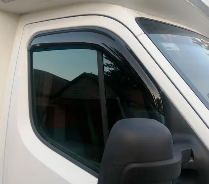 Ветровики на окна (2 шт, HIC) для Nissan NV400 2010-2024 гг - изображение 5