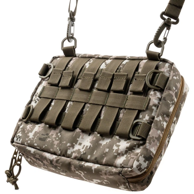 Чехол для планшета Vinga Tactical Military universal 10-11" MOLLE, Oxford 600D, pixel (VTB11UTMOP) - Фото 2 Чехол для планшета Vinga Tactical Military universal 10-11" MOLLE, Oxford 600D, pixel (VTB11UTMOP) - изображение 2